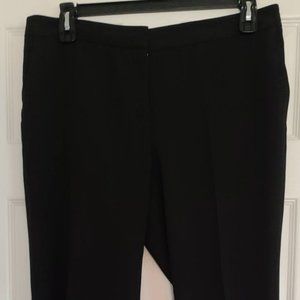 Vince Camuto Basic Black Straight Leg Slacks
